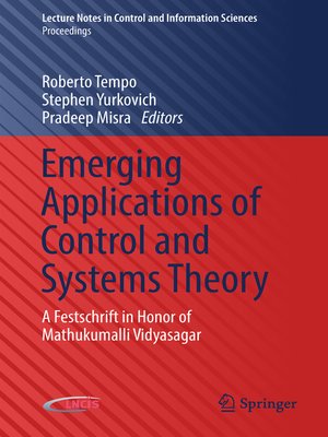 cover image of Emerging Applications of Control and Systems Theory